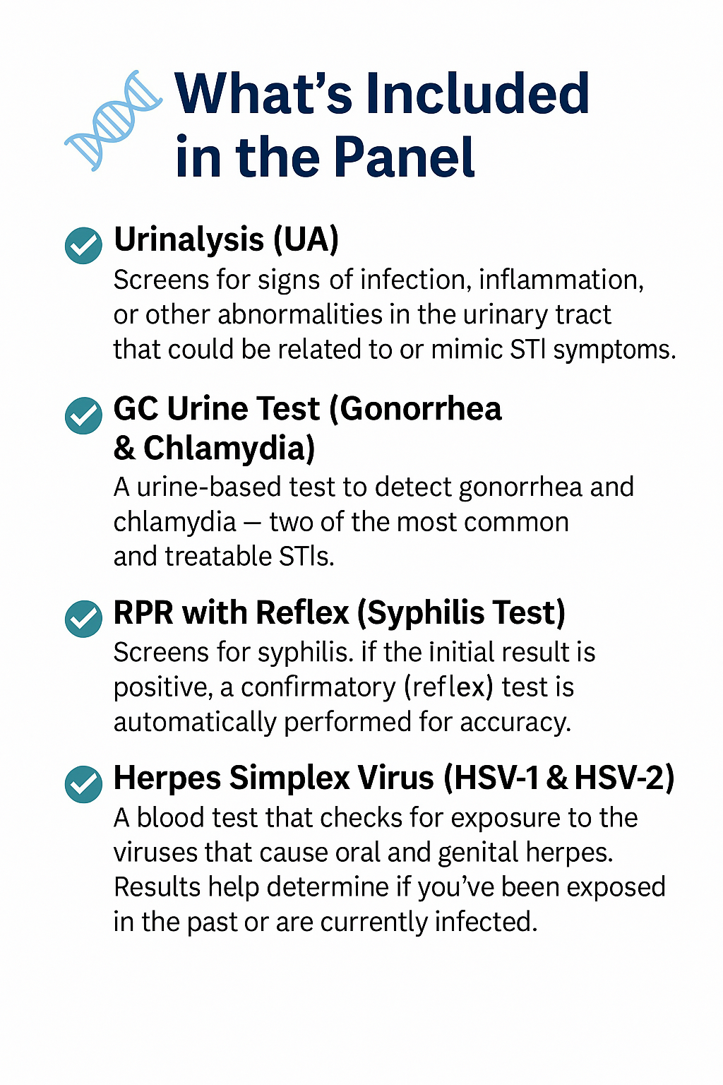 STI Screening Panel